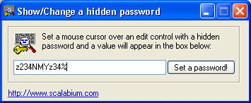 escape character ms access password