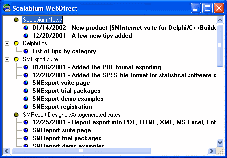 TSMWebDirect component